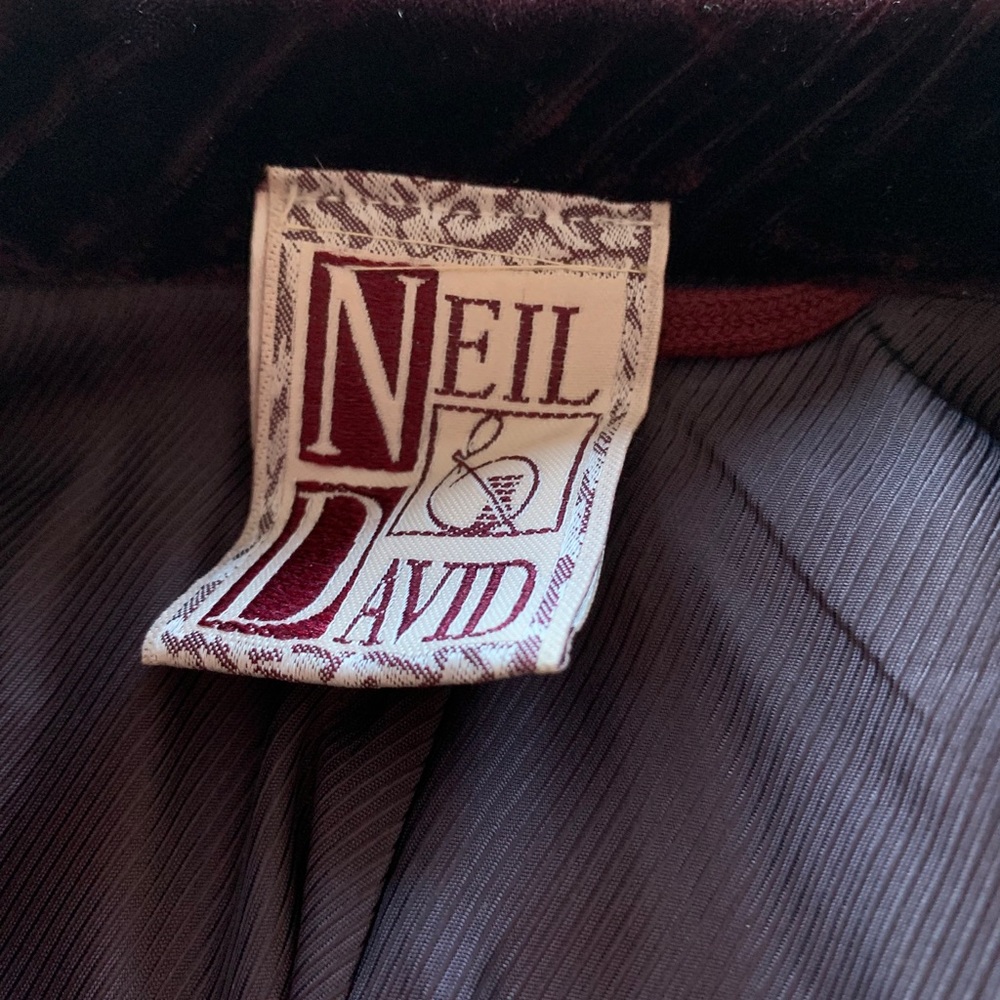 Neil & David repurposed velvet & lace blazer